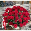 Корзина роз «В самое сердце»